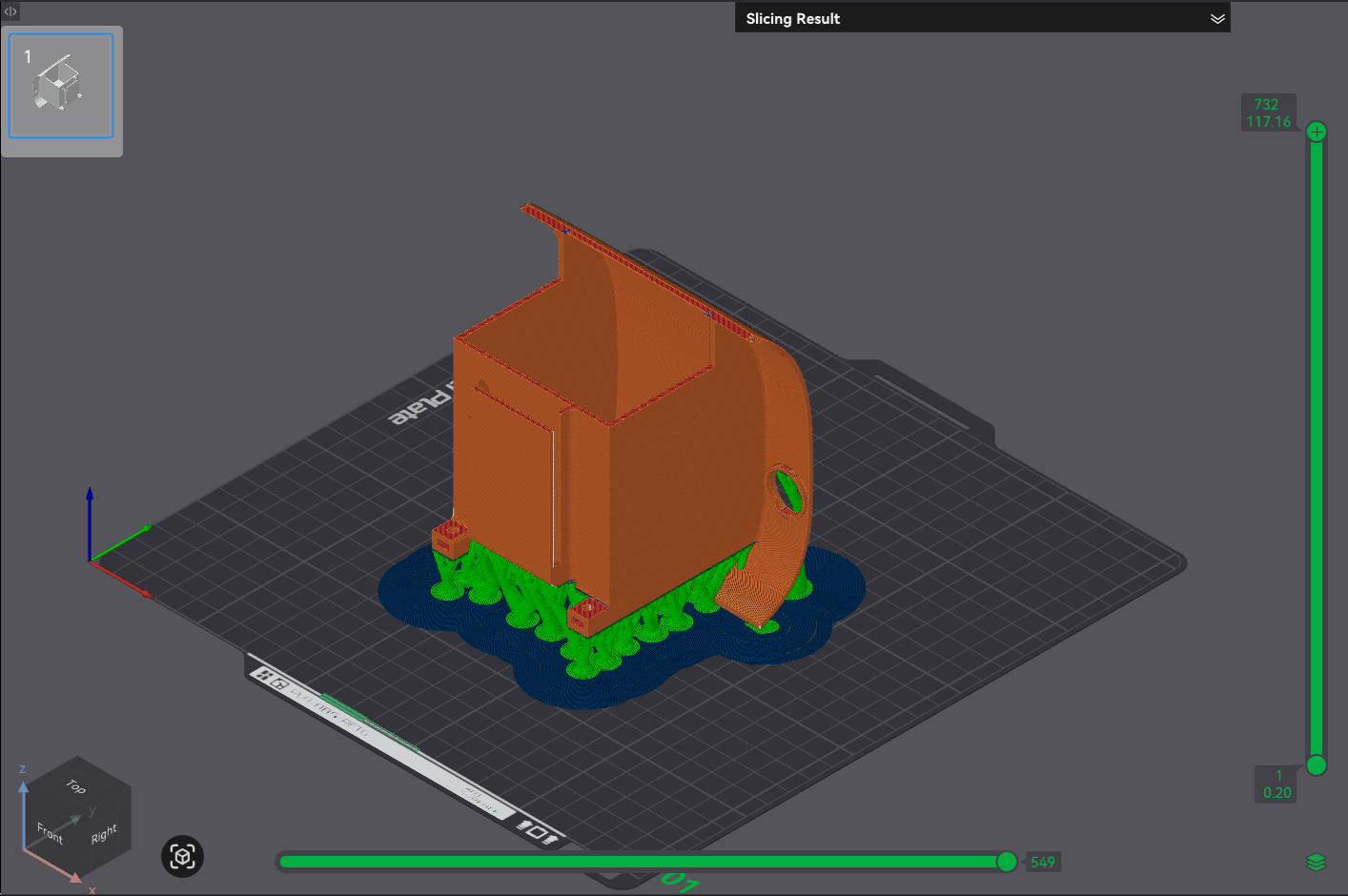 Sliced preview of BatteryHolder
