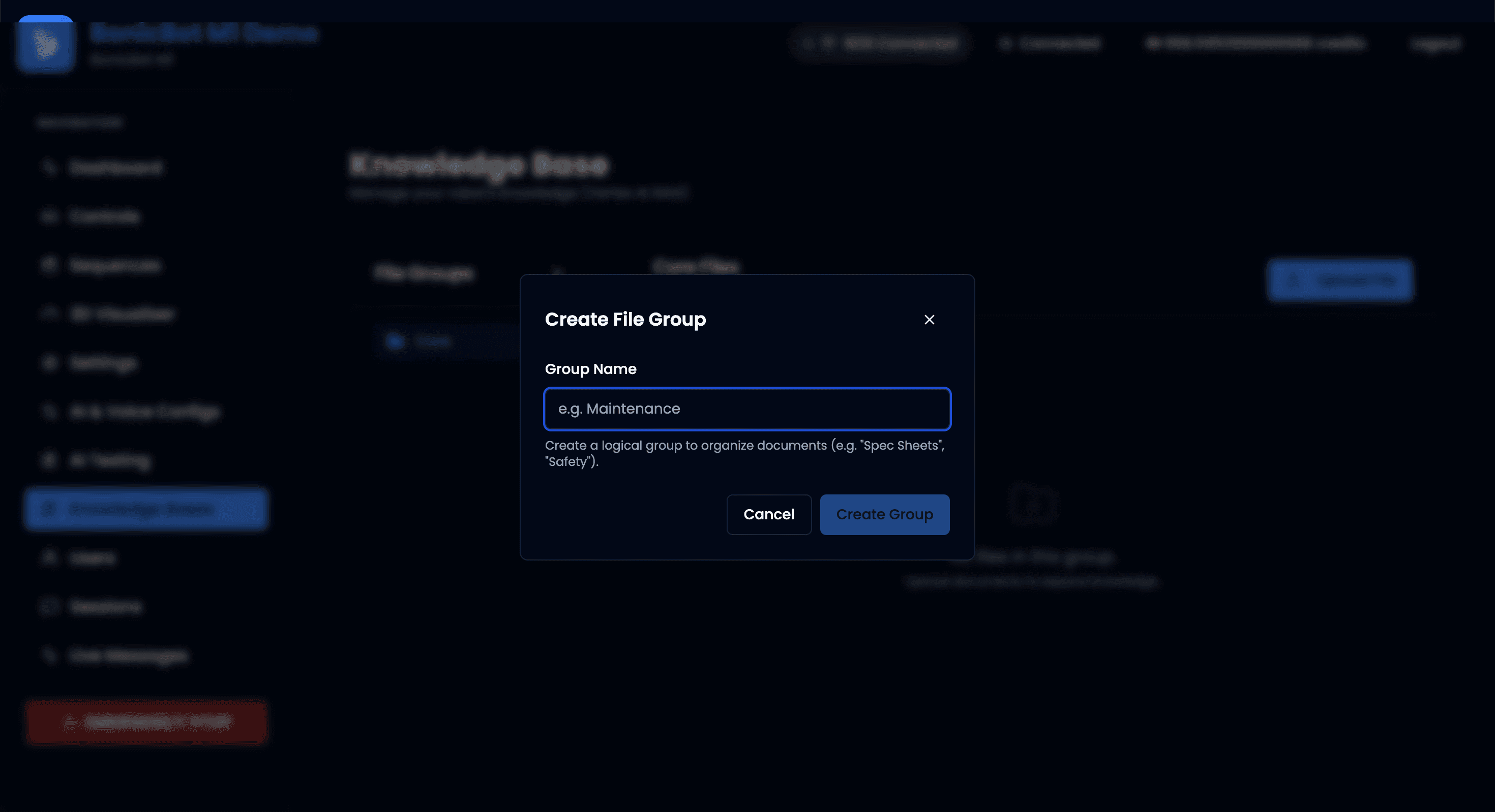 Create File Group
