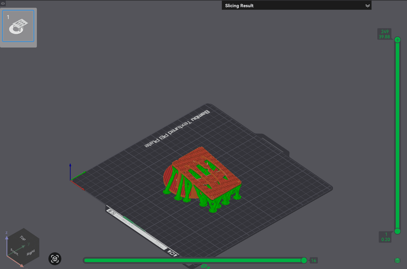 Sliced preview of RPiHolder