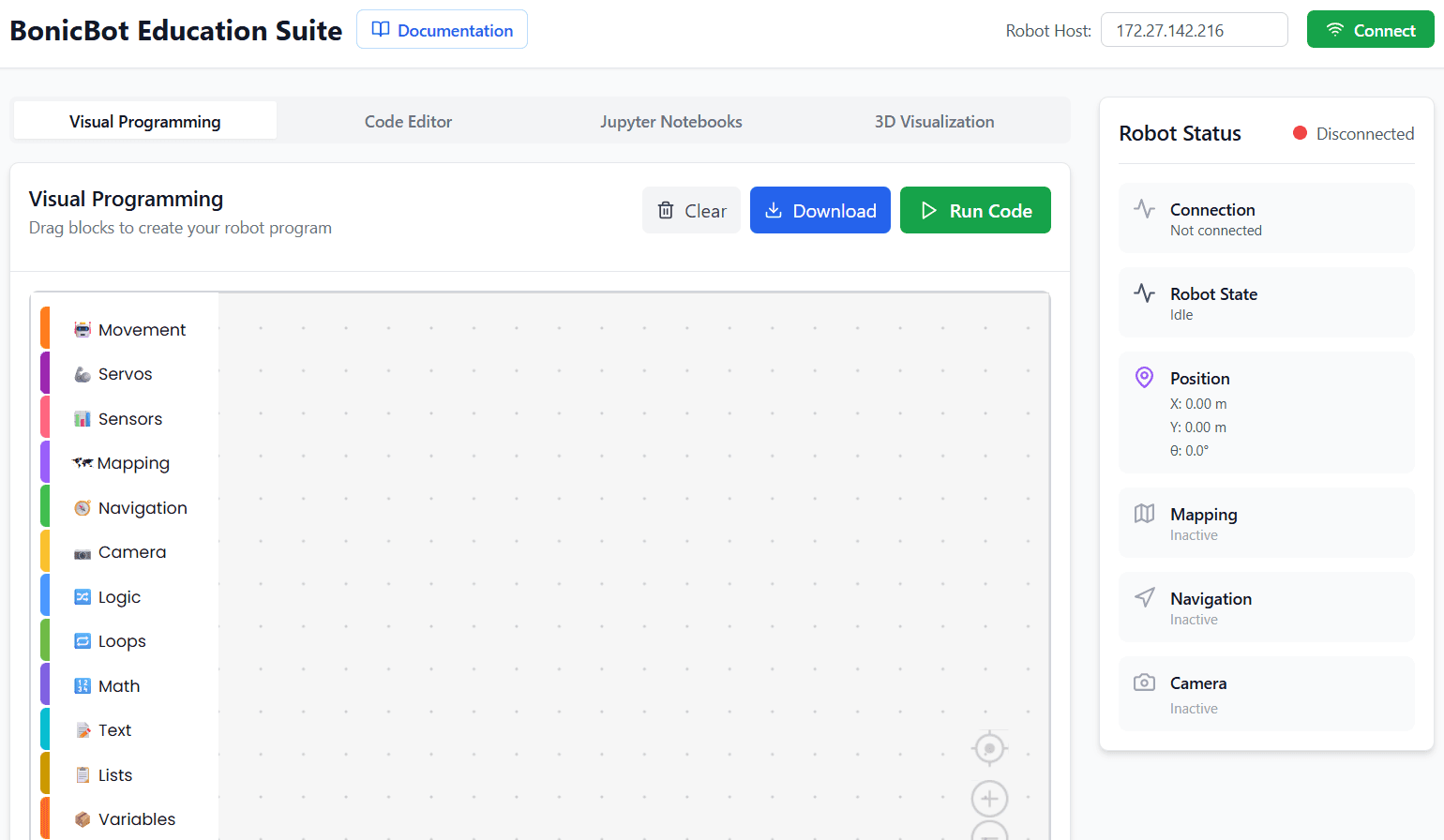 Visual Programming UI