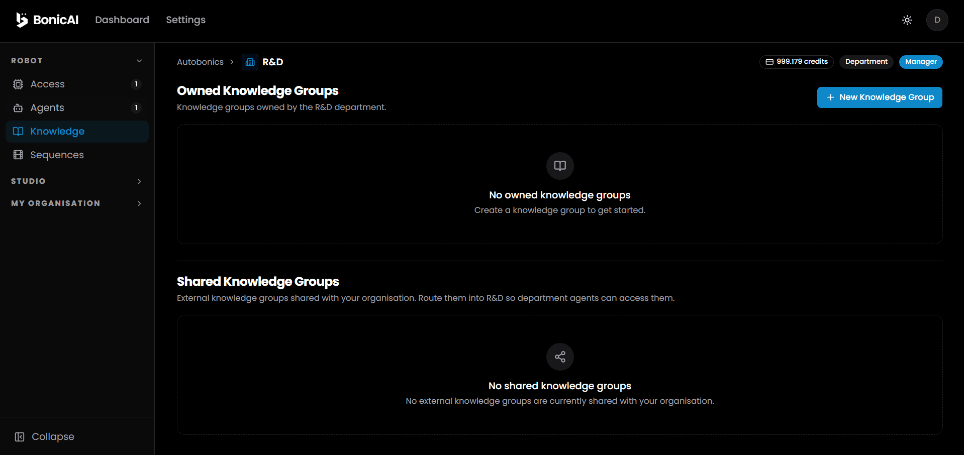 Owned Knowledge Groups