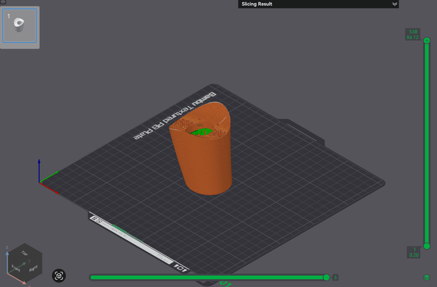 Sliced preview of WristJointRight